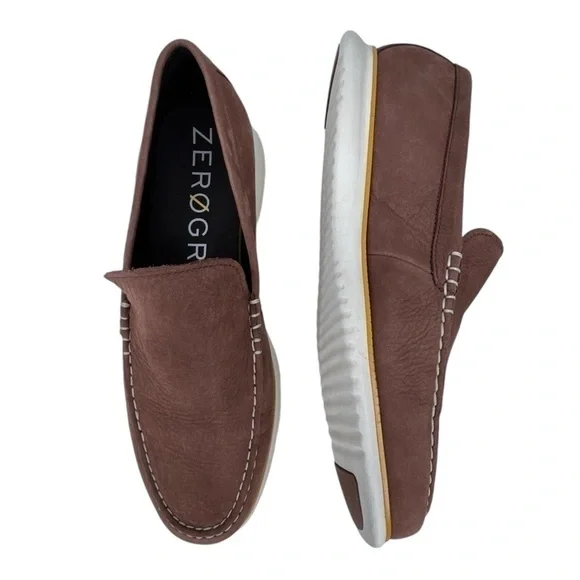 Cole Haan Loafers 2. Zero Grand Venetian Brown Crafted Nubuck Men’s Size 11.5